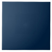Midnight Navy, Deep Ocean Blue | #002448 Fliese (Vorderseite)