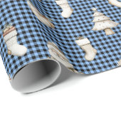 Midnight Nordic Noël! Geschenkpapier (Rolleneckpunkt)