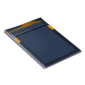 Midnight Orange Notebook Notizblock (Rechte Seite)