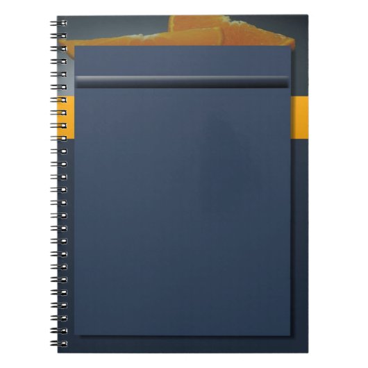 Midnight Orange Notebook Notizblock (Vorderseite)