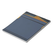 Midnight Orange Notepad Notizblock (Rotiert)