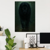 Midnight Panther King Poster (Heimbüro)