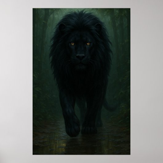 Midnight Panther King Poster (Vorne)