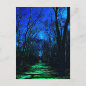 Midnight Path Postcard Postkarte (Vorderseite)