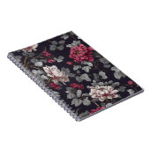 Midnight Peony Botanica Notizblock (Rechte Seite)