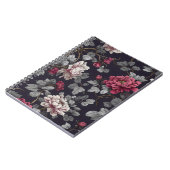 Midnight Peony Botanica Notizblock (Linke Seite)