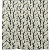 Midnight Perch Duschvorhang (Vorderseite)