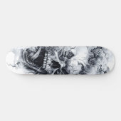 Midnight Phantom Skull Skateboard (Horizontal)