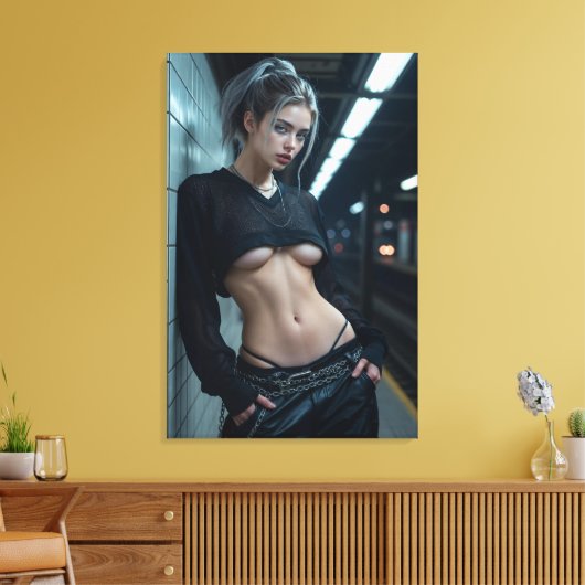 Midnight Platform Muse Leinwanddruck (Insitu (Wohnzimmer))