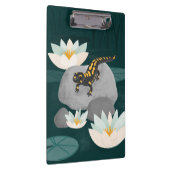 Midnight Pond Fire Salamander Klemmbrett (Rechts)