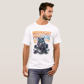 Midnight Protocol Vision Never Sleeps Cybernetic O T-Shirt (Vorne ganz)