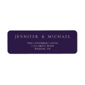 Midnight Purple Minimal Name (Vorne)