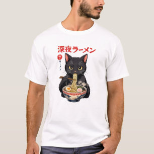 Midnight Ramen Katze T-Shirt