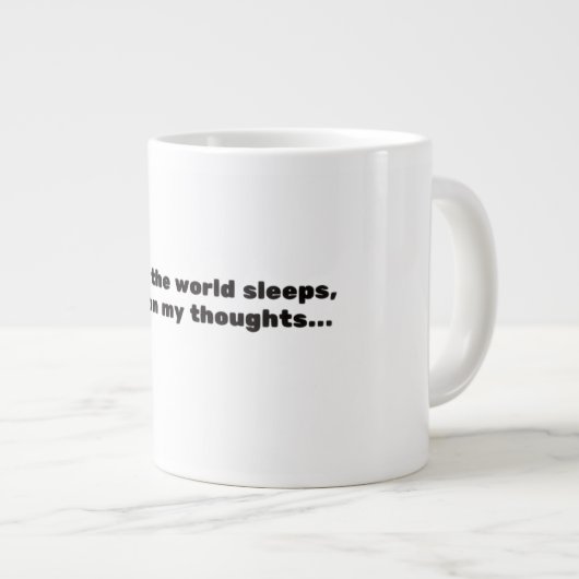 “Midnight Reflections” Jumbo-Tasse (Vorderseite Rechts)