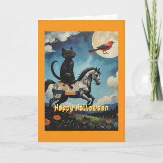 Midnight Ride: Black Cat & Wingless Wonder Karte (Vorderseite)