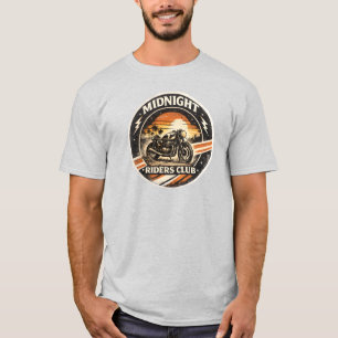 Midnight Riders Club – Vintage-Motorrad Retro-Ra T-Shirt