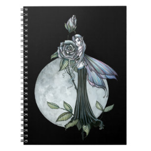 Midnight Rose Feen-Notizbuch Notizblock