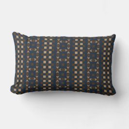 Midnight Sand Pattern Throw Pillow Lendenkissen
