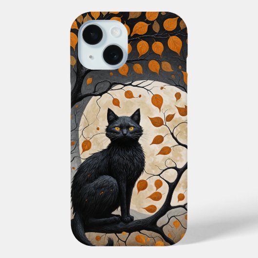 Midnight Sentinel Under the Harvest Moon Case-Mate iPhone Hülle (Rückseite)