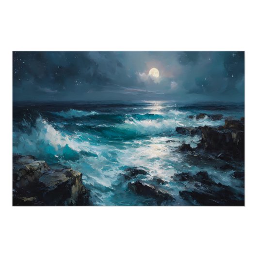 Midnight Serenade: Lunar Tide Poster (Vorderseite)