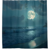 Midnight Shore -  Duschvorhang (Vorderseite)
