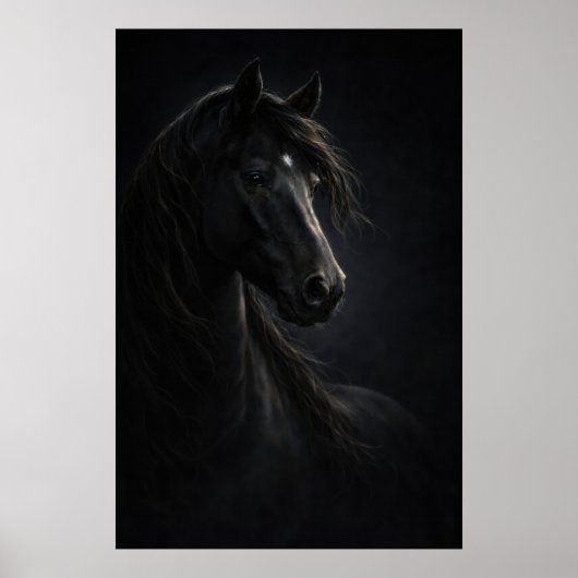 Midnight Sky | Horse Art | Poster (Vorne)
