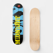 MIDNIGHT SKY Skateboard, 7¾ Zoll Deck Skateboard (Vorderseite)