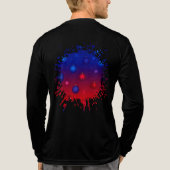 Midnight Spark and Tinsel Glow Tri-Blend Shirt (Rückseite)