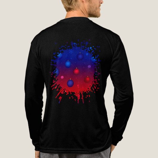 Midnight Spark and Tinsel Glow Tri-Blend Shirt (Rückseite)