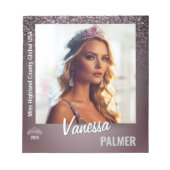 Midnight Sparkle Titlehalter Autograph Notepad Notizblock (Vorderseite)