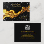 Midnight Star Gold – Himmelsmarken Visitenkarte (Vorne/Hinten)