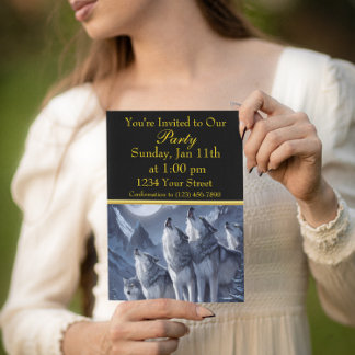 Midnight Summit Wolves Trio Einladung