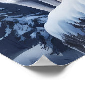 Midnight Summit Wolves Trio Poster (Ecke)