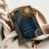 Midnight Sun Celestial Wedding Save The Date