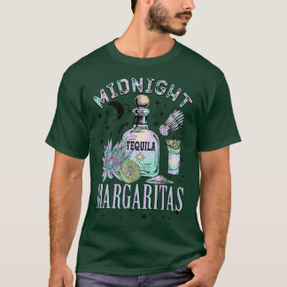 Midnight Tequila Margaritas Lime Tequila Drink Mag T-Shirt