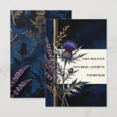 Midnight Thistle Copper Save The Date (Vorne/Hinten)