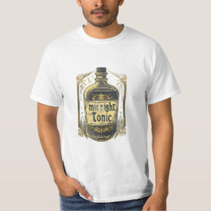 Midnight Tonic Vintage Flaschen Halloween T-Shirt