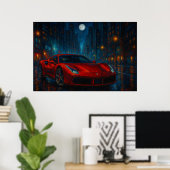 Midnight Velocity Auto Poster (Heimbüro)