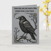 Midnight Watch The Ravens Perch Karte (Gelbe Blume)