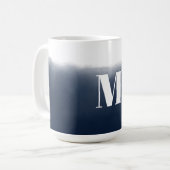 Midnight Watercolor Kaffeetasse (Vorderseite Links)