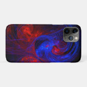 Midnight Wave - Abstraktes Fraktal Art Case-Mate iPhone Hülle (Rückseite (Horizontal))