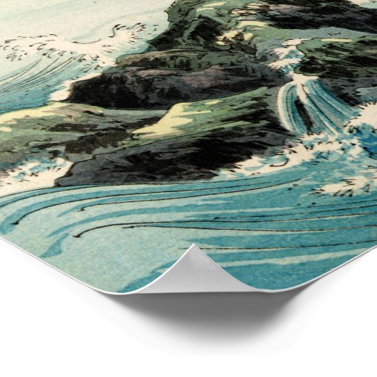 Midnight Waves Poster (Ecke)