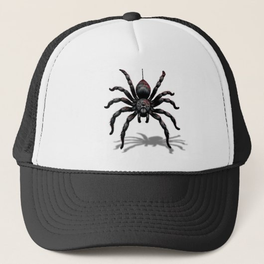 Midnight Weaver (Spider and the Web) Themed Hat Truckerkappe (Vorderseite)