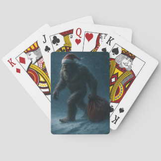 Midnight Yule Sasquatch – Winterfolklore Spielkart Spielkarten