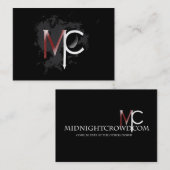 midnightcrowd Visitenkarten Visitenkarte (Vorne/Hinten)