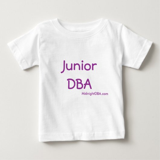 MidnightDBA: Junior-DBA Baby T-shirt (Vorderseite)