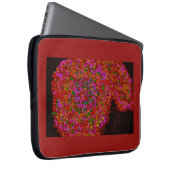 Midnight's Bloom Laptop-Hülle Laptopschutzhülle (Vorne Rechts)