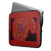 Midnight's Bloom Laptop-Hülle Laptopschutzhülle (Vorderseite Links)