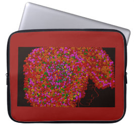 Midnight's Bloom Laptop-Hülle Laptopschutzhülle