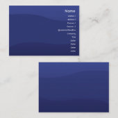 Midnightwave - mollig visitenkarte (Vorne/Hinten)